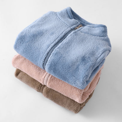 Toddler/Kids Plush Warm Fleece Jacket/Coat childrensterritory
