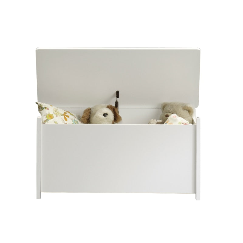 Top Wooden Toy Storage Chest with Hinged Safety childrensterritory