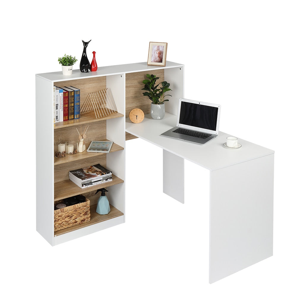 Triamine Steel Table With Four Bookshelf/Office Desk childrensterritory
