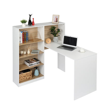 Triamine Steel Table With Four Bookshelf/Office Desk childrensterritory