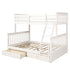 Twin-Over-Full Bunk Bed with Ladders & 2 Storage Drawers childrensterritory