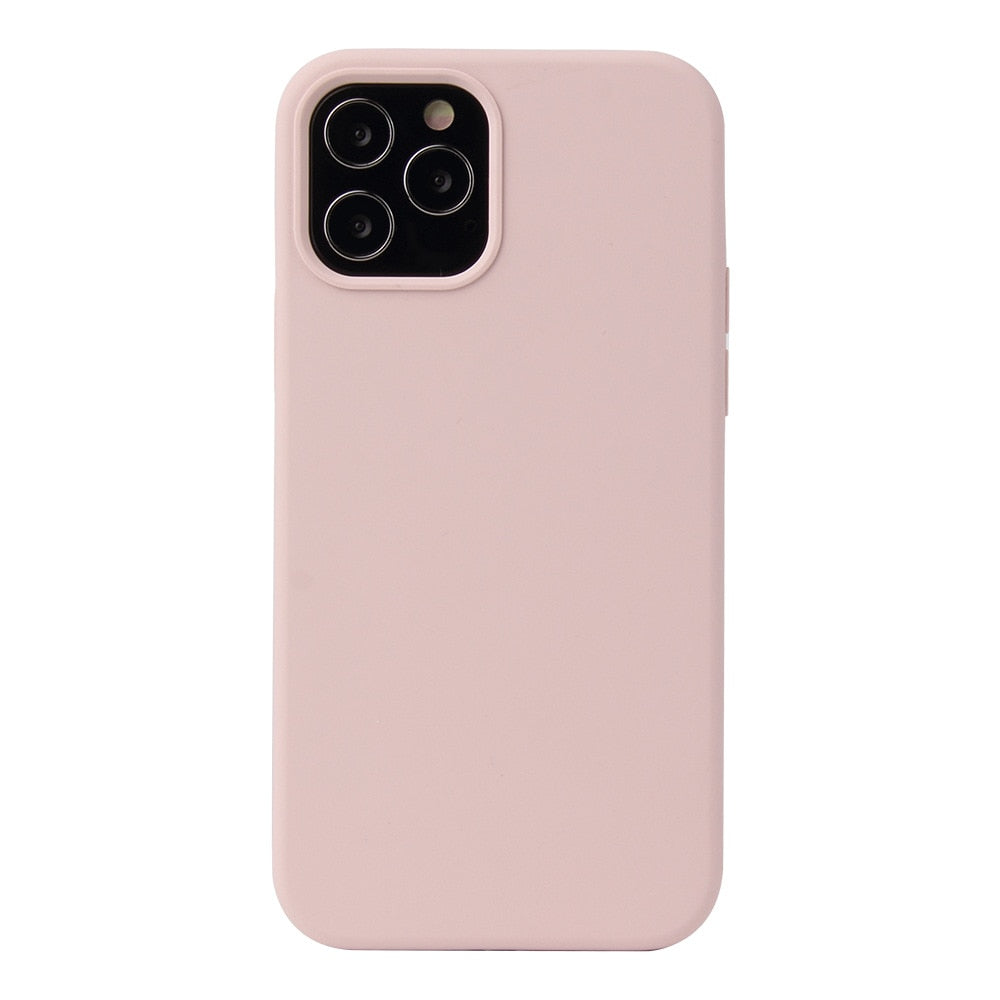 Ultra Thin Liquid Silicone Case For iPhone 12 Pro Max Mini childrensterritory