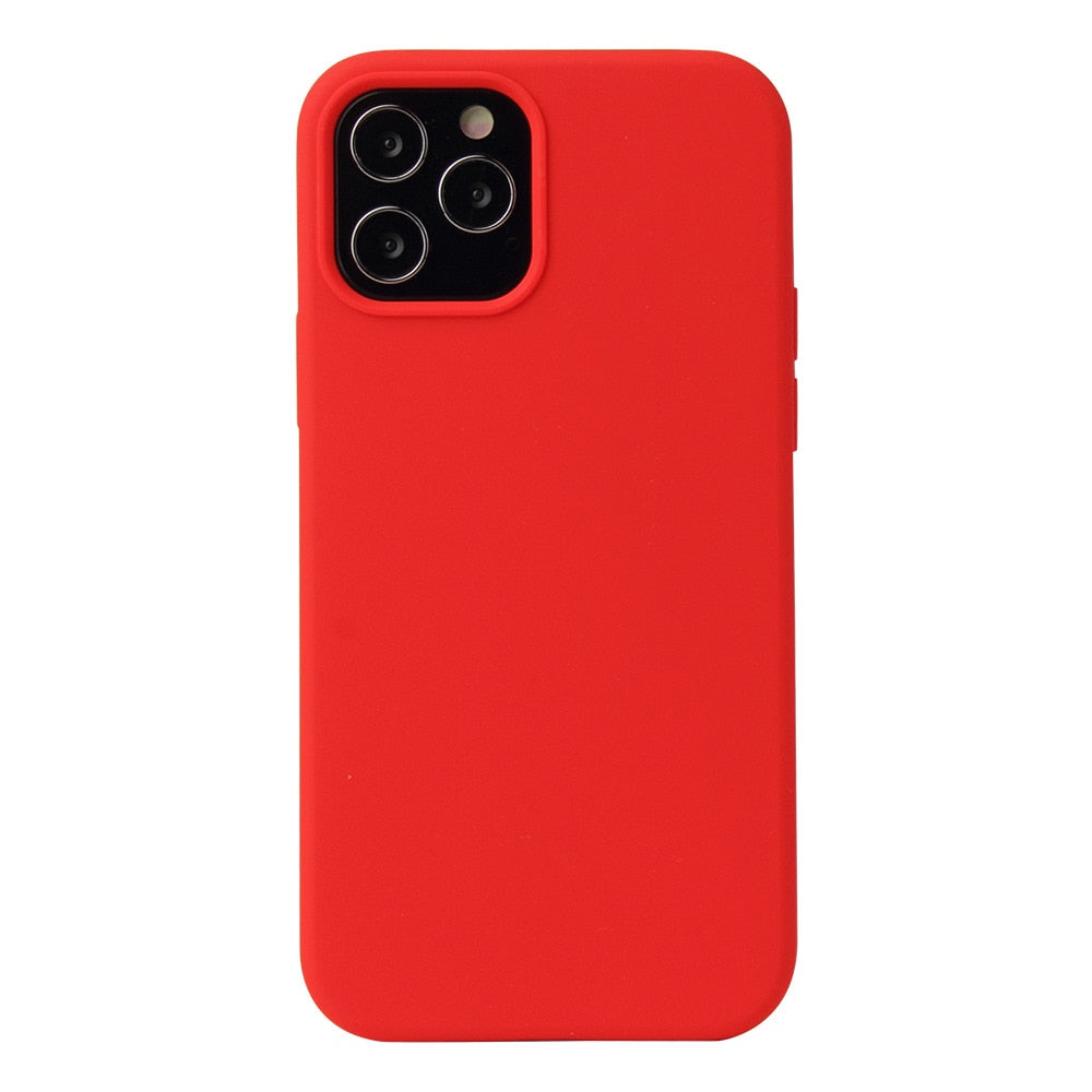 Ultra Thin Liquid Silicone Case For iPhone 12 Pro Max Mini childrensterritory
