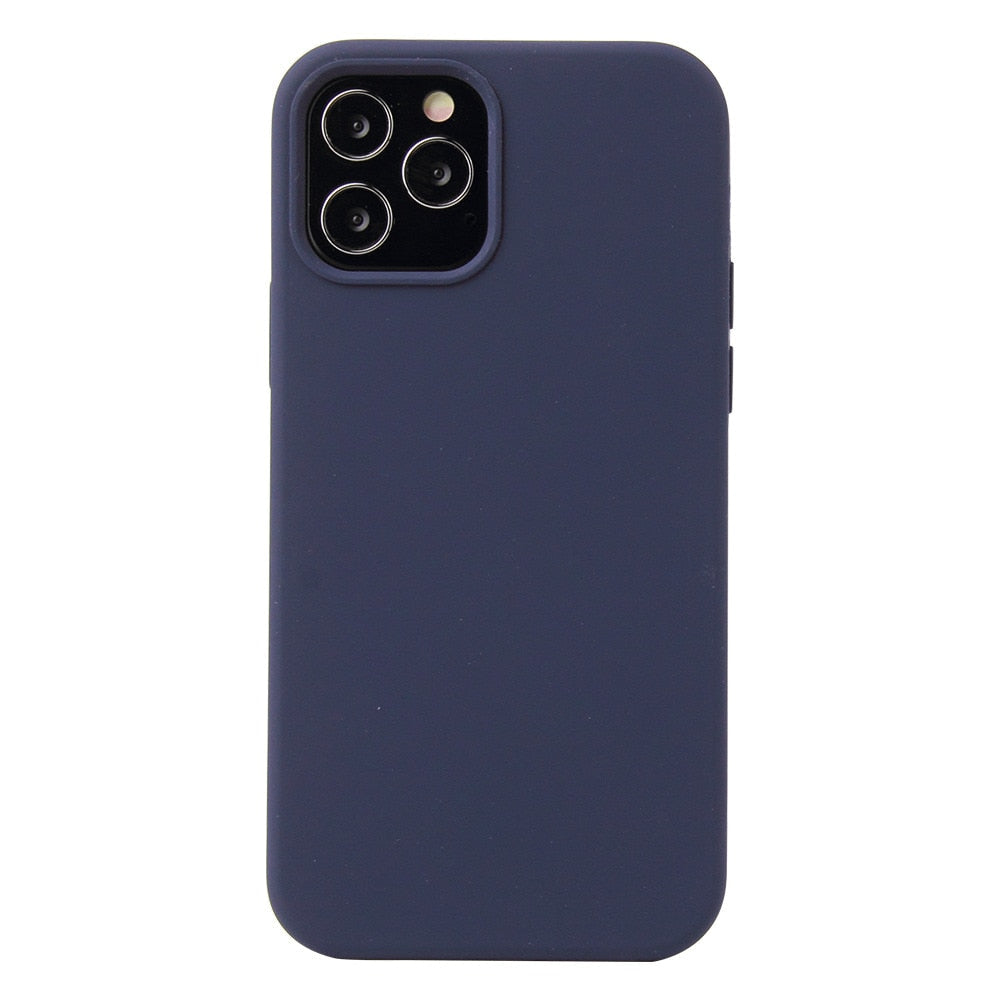 Ultra Thin Liquid Silicone Case For iPhone 12 Pro Max Mini childrensterritory