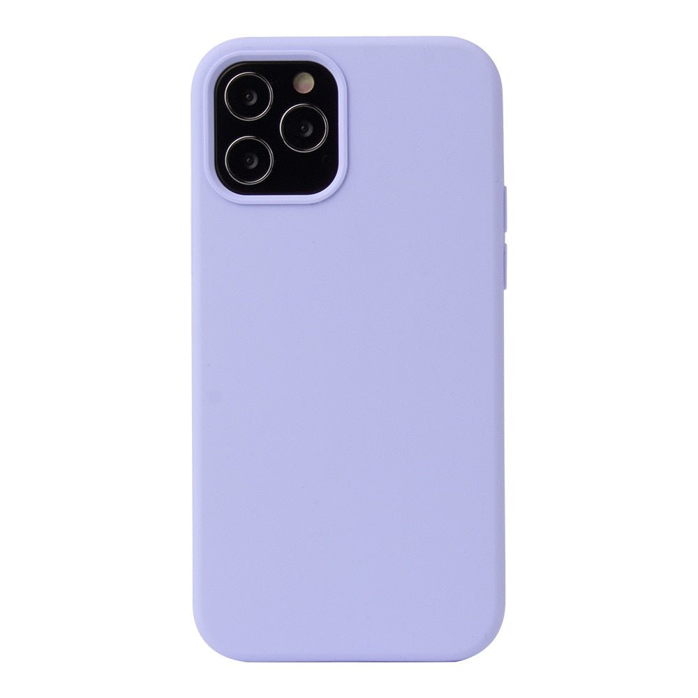 Ultra Thin Liquid Silicone Case For iPhone 12 Pro Max Mini childrensterritory