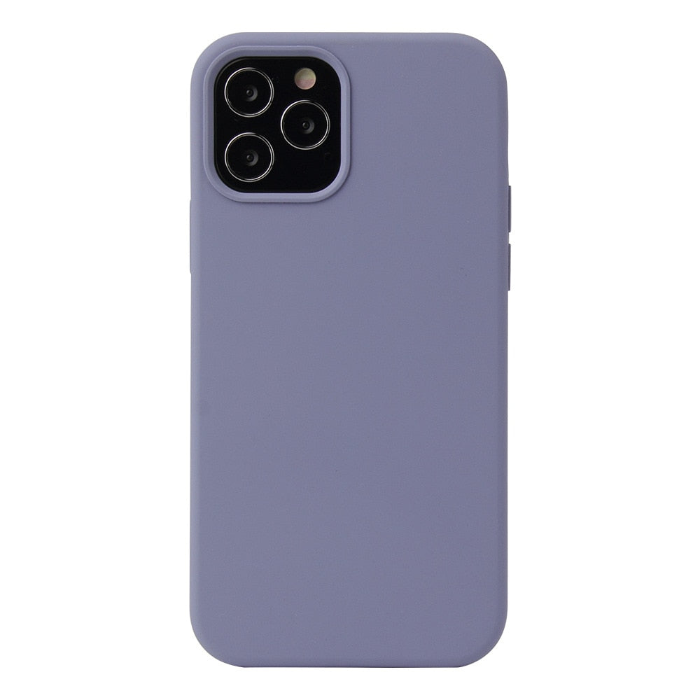 Ultra Thin Liquid Silicone Case For iPhone 12 Pro Max Mini childrensterritory