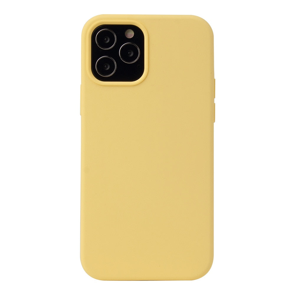 Ultra Thin Liquid Silicone Case For iPhone 12 Pro Max Mini childrensterritory