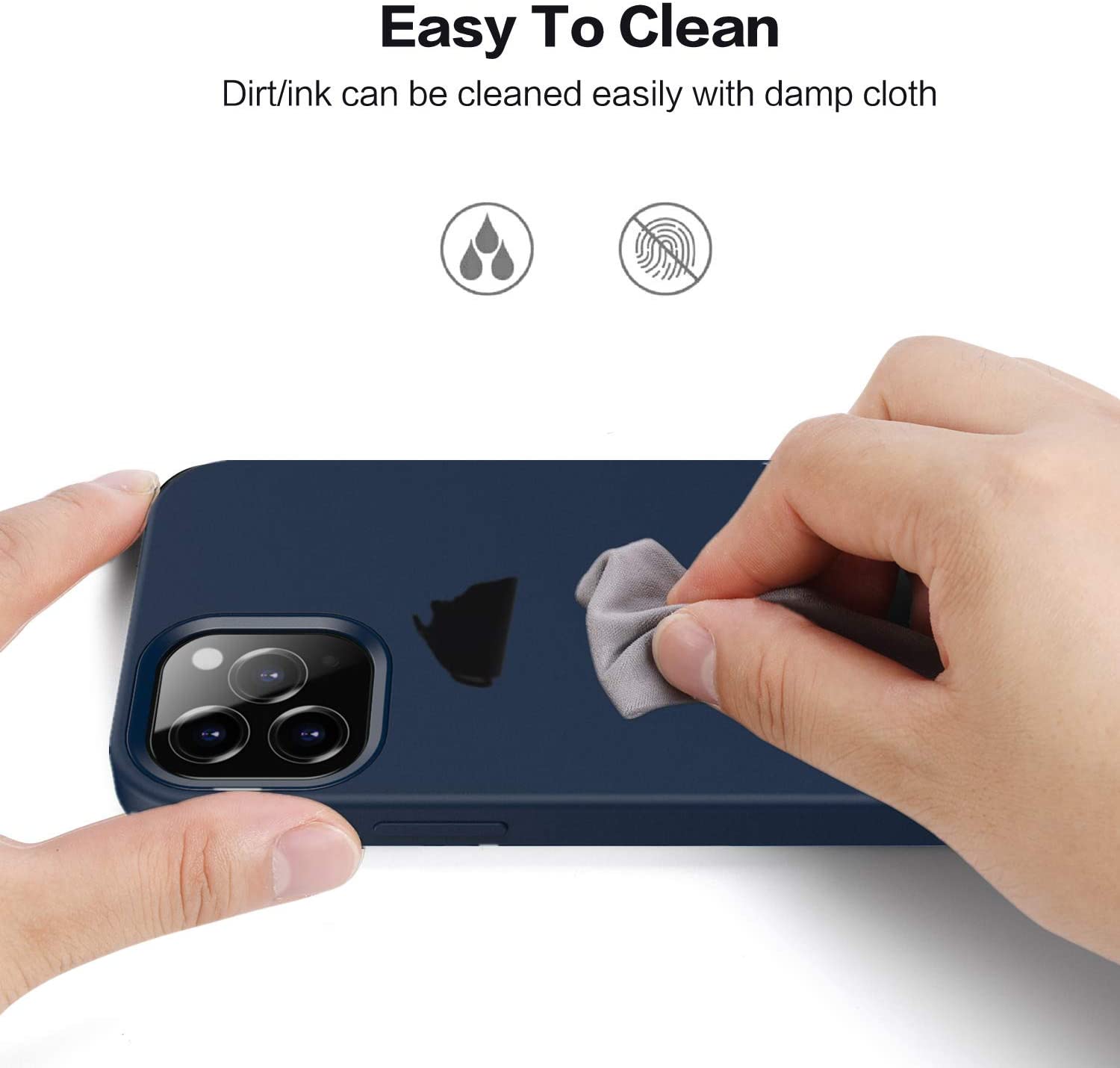 Ultra Thin Liquid Silicone Case For iPhone 12 Pro Max Mini childrensterritory