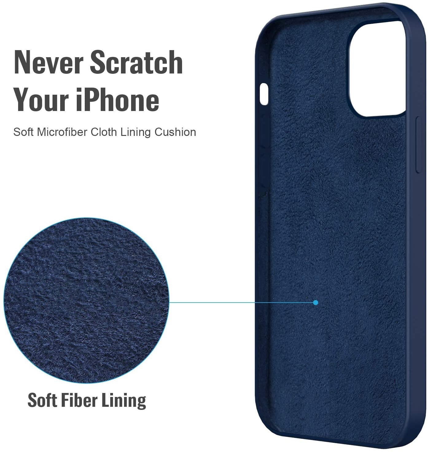 Ultra Thin Liquid Silicone Case For iPhone 12 Pro Max Mini childrensterritory