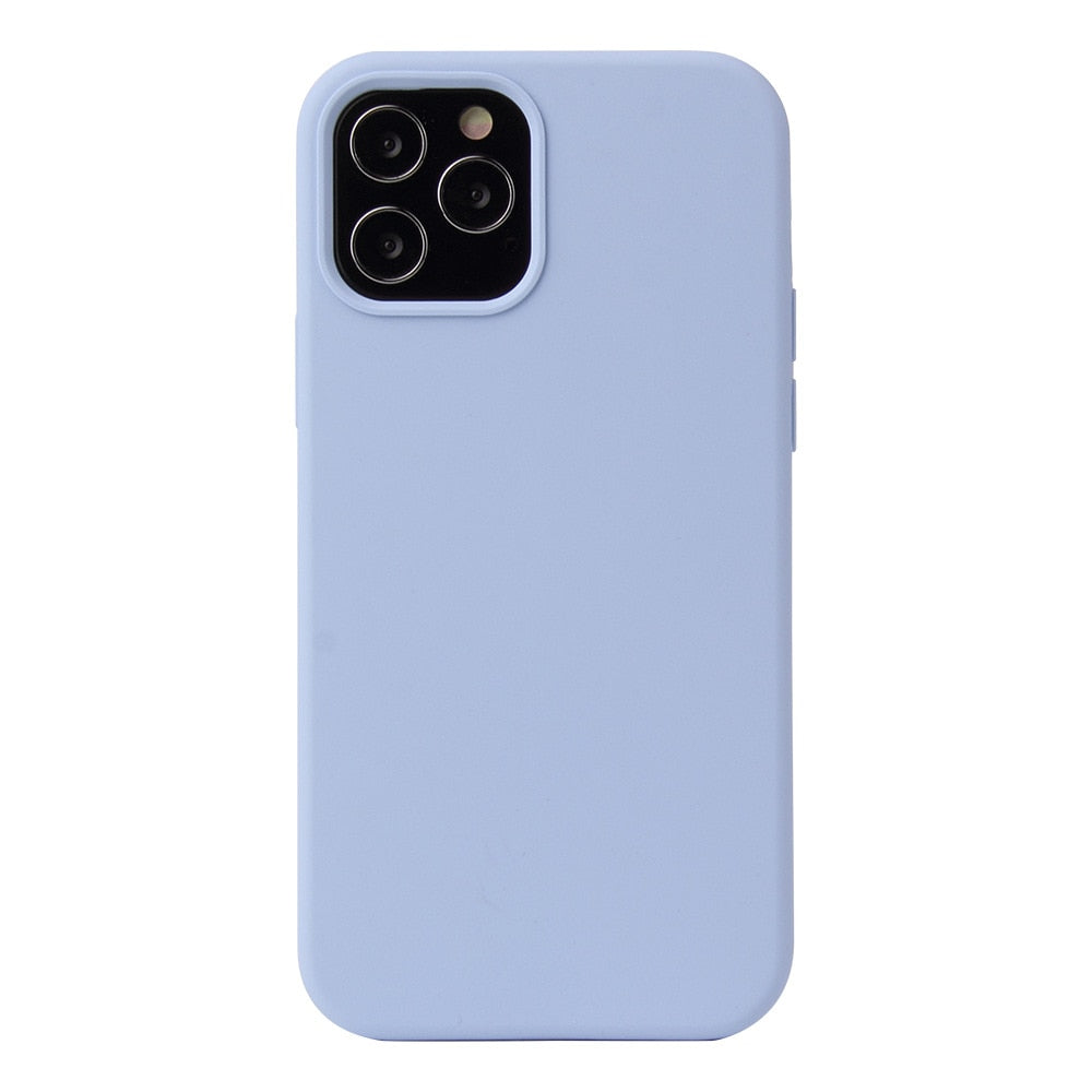 Ultra Thin Liquid Silicone Case For iPhone 12 Pro Max Mini childrensterritory