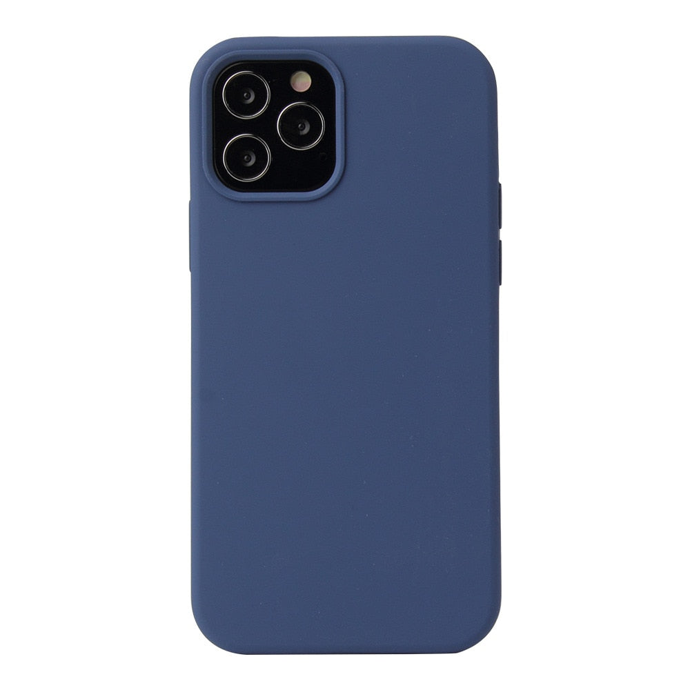 Ultra Thin Liquid Silicone Case For iPhone 12 Pro Max Mini childrensterritory