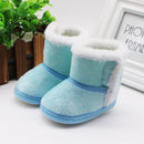 Warm Soft Sole Fur Snow Boots for Newborn 0-18M childrensterritory