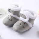Warm Soft Sole Fur Snow Boots for Newborn 0-18M childrensterritory