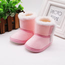 Warm Soft Sole Fur Snow Boots for Newborn 0-18M childrensterritory