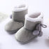 Warm Soft Sole Fur Snow Boots for Newborn 0-18M childrensterritory