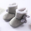 Warm Soft Sole Fur Snow Boots for Newborn 0-18M childrensterritory