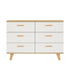 Wooden Drawer Storage Cabinet w/Solid Handles & Foot Stand childrensterritory