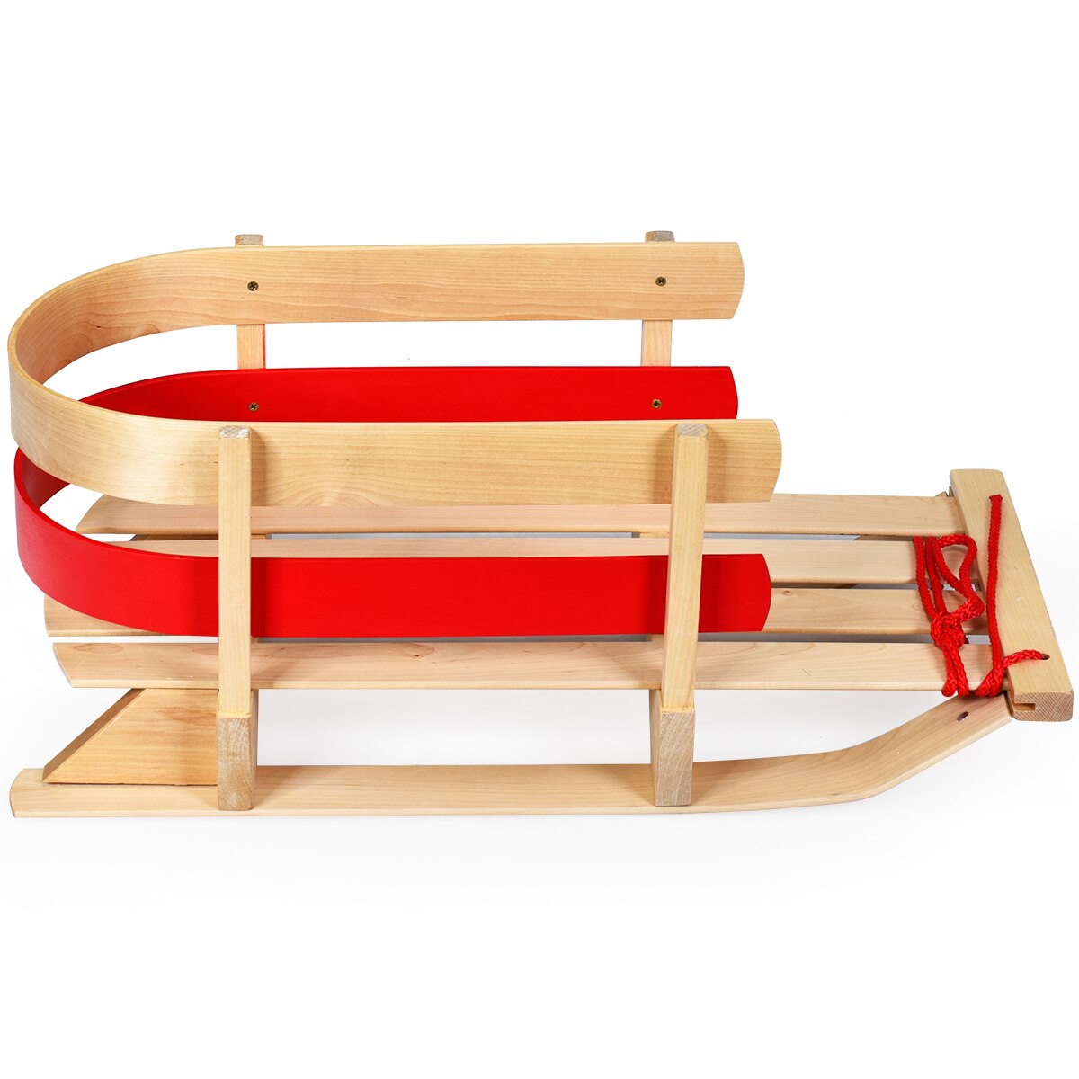 Wooden Sled w/ Solid Wood Seat for Toddler childrensterritory
